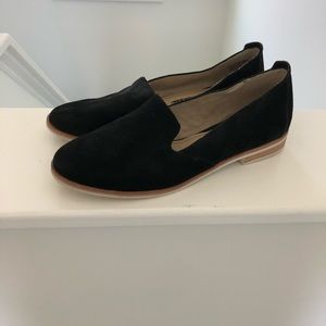 Suede Tamaris slip on loafers